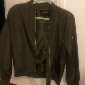 Women’s Green bomber Jacket